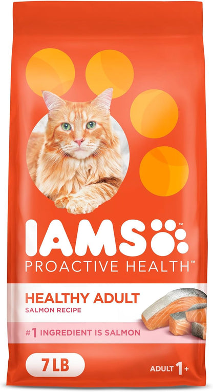Proactive Health Adult Healthy Dry Cat Food with Real Salmon, 7 Lb. Bag