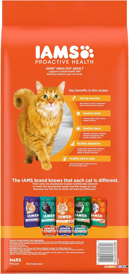 Proactive Health Adult Healthy Dry Cat Food with Real Salmon, 7 Lb. Bag