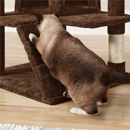 Cat Tree Cat Tower Cat Condo with Scratching Posts & Ladder for Cats Kittens