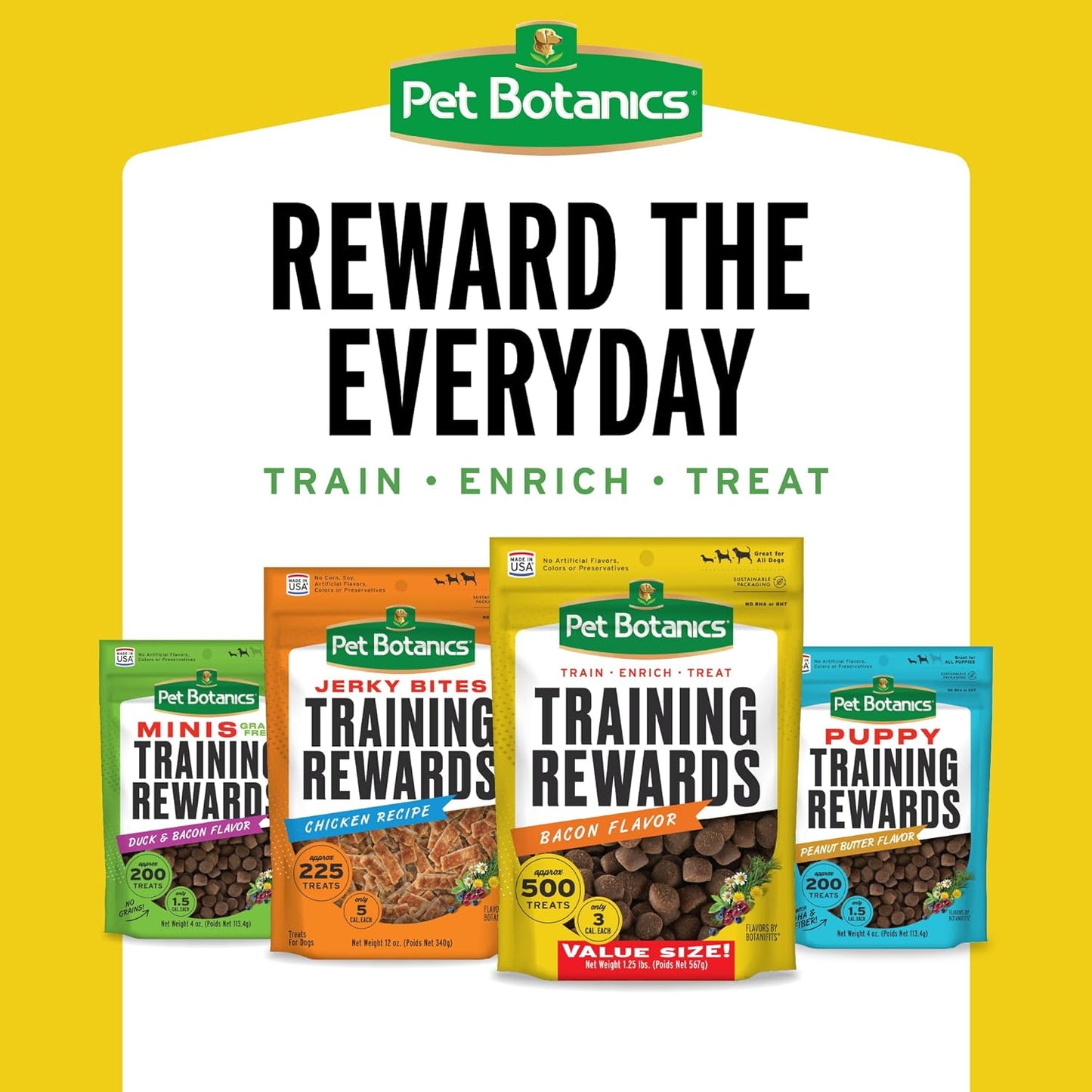 4 Oz. Pouch Training Reward Mini Soft & Chewy, Duck and Bacon Flavor, with 200 Treats per Bag, the Choice of Top Trainers