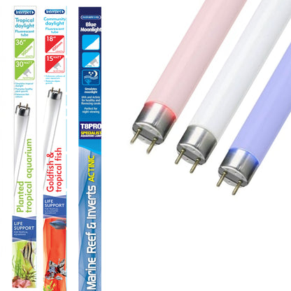 INTERPET T5 T8 REPLACEMENT UV UVA UVC AQUARIUM LINEAR TROPICAL MOON DAYLIGHT
