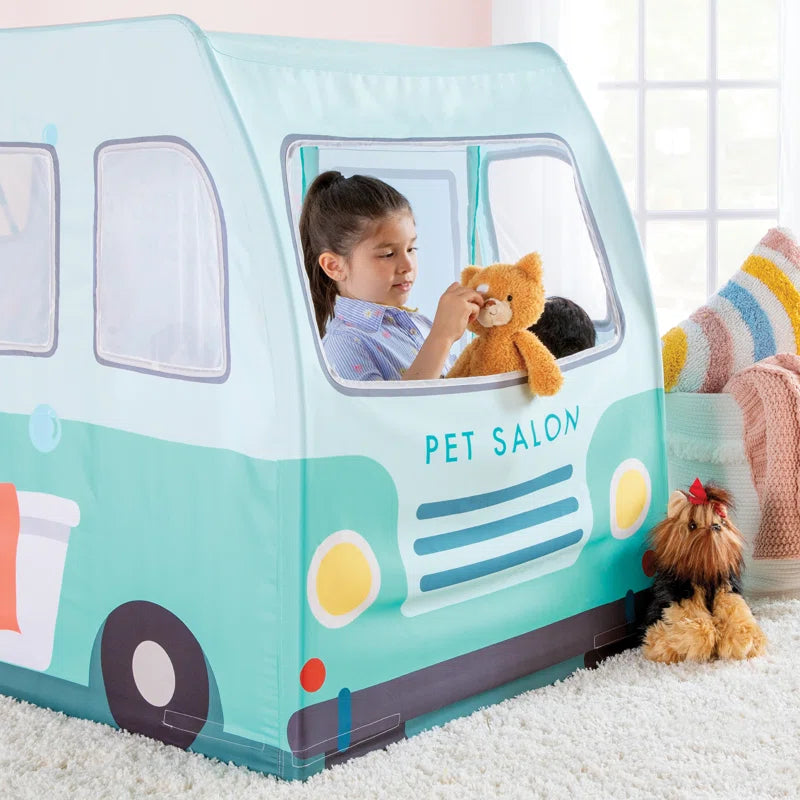Kid'S Pet Grooming Van Play Tent