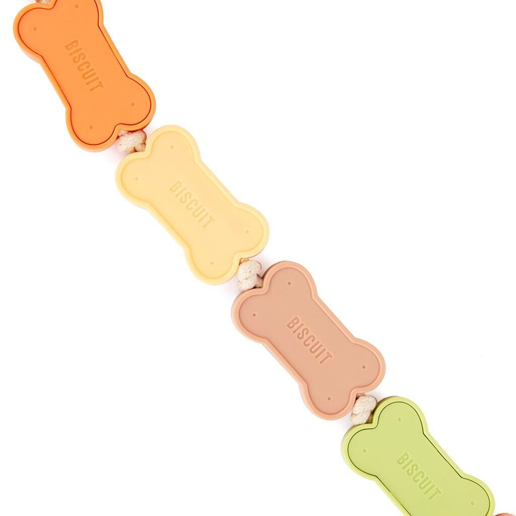 Dog Leash for Small Dogs Novelty Plastic Biscuit Lightweight Training Lead Rope