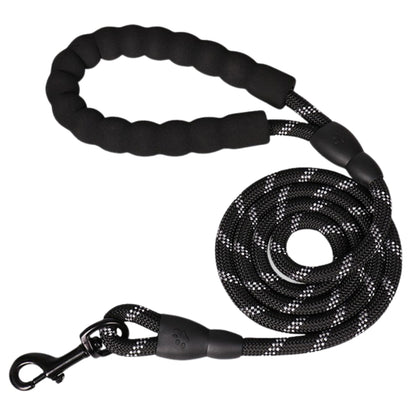 5FT Reflective Dog Leash Rope Braided Pet Leads Puppy Training Padded Braided