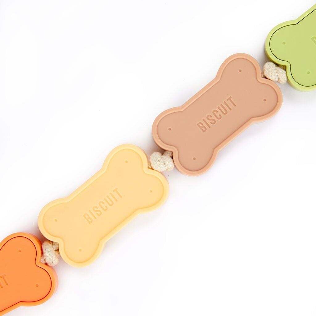 Dog Leash for Small Dogs Novelty Plastic Biscuit Lightweight Training Lead Rope
