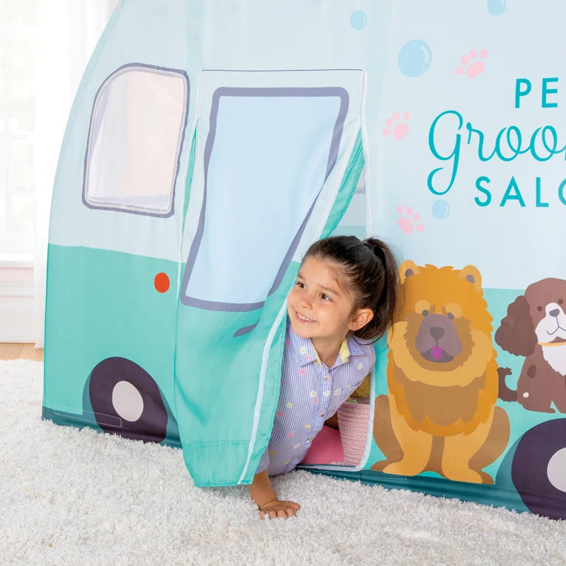 Kid'S Pet Grooming Van Play Tent