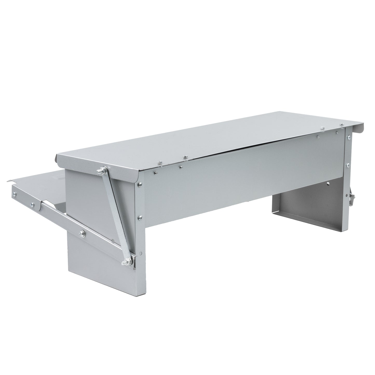 5KG AUTOMATIC OUTDOOR CHICKEN COOP FEEDER DUCK GOOSE PHEASANT TREADLE TROUGH