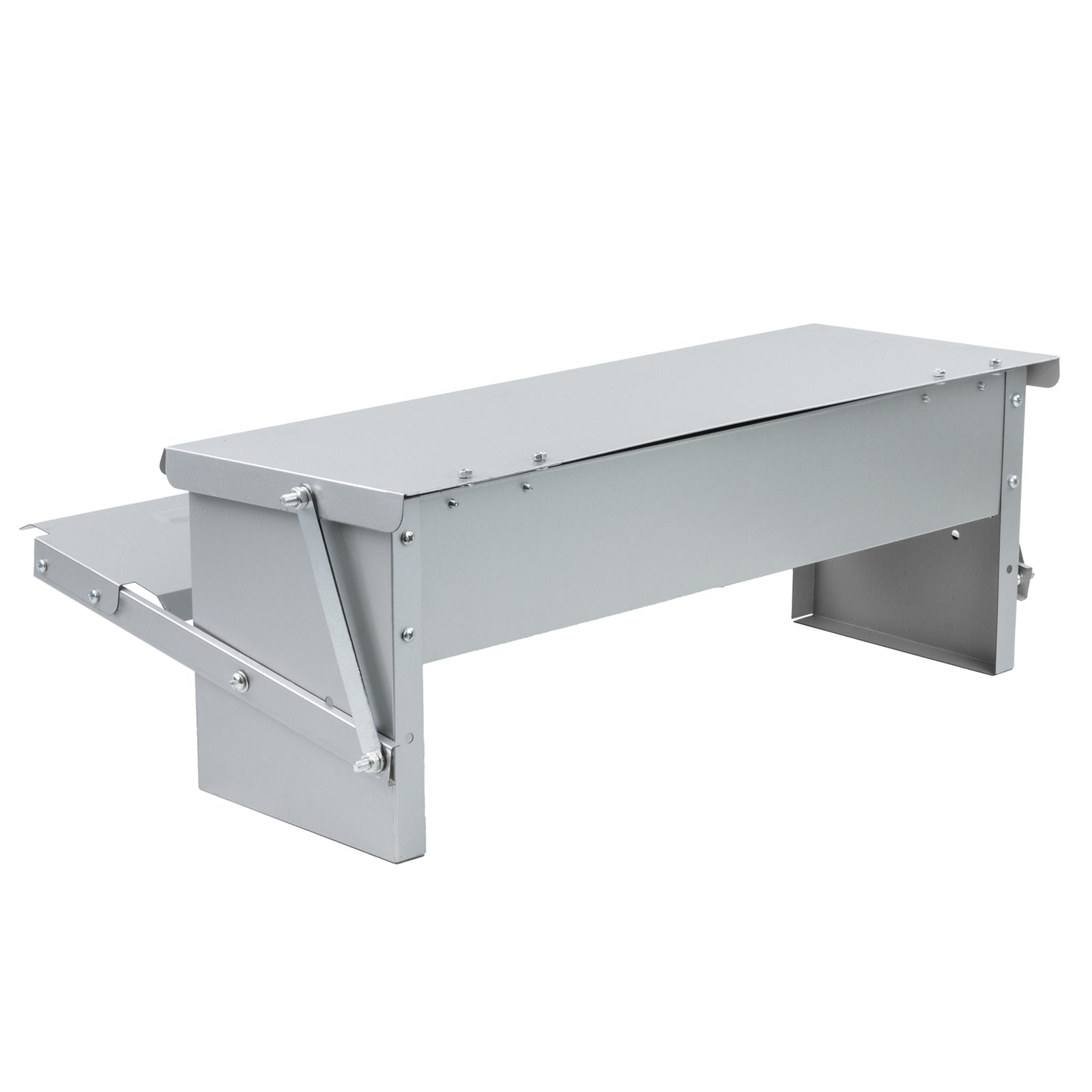 5KG AUTOMATIC OUTDOOR CHICKEN COOP FEEDER DUCK GOOSE PHEASANT TREADLE TROUGH