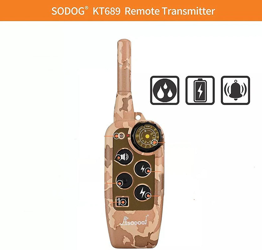 Wireless Pet Training Device Anti-Bark Remote Control Collar