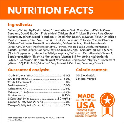 Proactive Health Adult Healthy Dry Cat Food with Real Salmon, 7 Lb. Bag