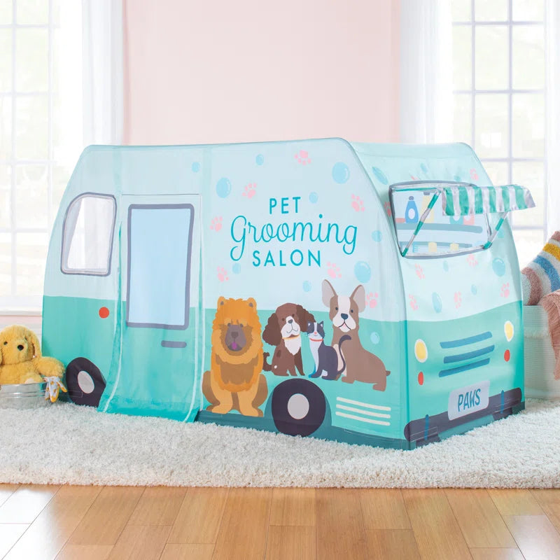Kid'S Pet Grooming Van Play Tent