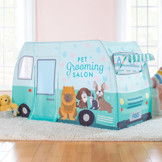 Kid'S Pet Grooming Van Play Tent