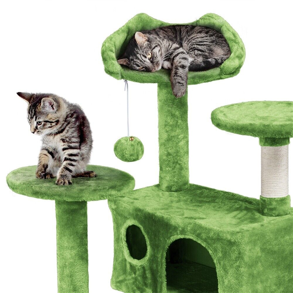 Cat Tree Cat Tower Cat Condo with Scratching Posts & Ladder for Cats Kittens