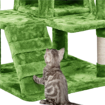 Cat Tree Cat Tower Cat Condo with Scratching Posts & Ladder for Cats Kittens