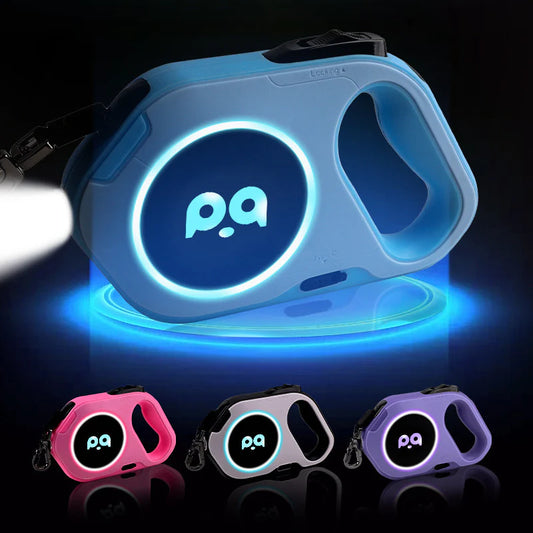 Smart LED Pet Lead Auto Reel Leash for Outdoor Adventures