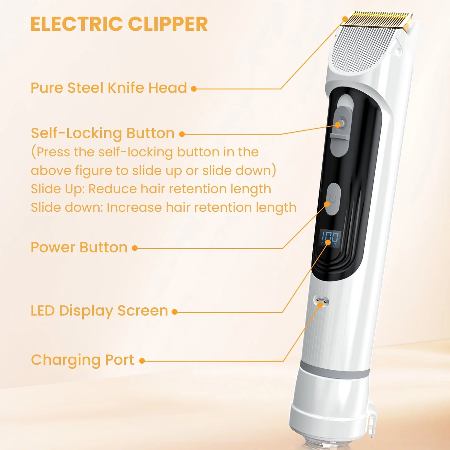 Pet Grooming Vacuum for Dogs & Cats, 13000Pa Suction, 5-In-1 Grooming Kit with Low Noise, 2.5L Dust Cup, Wireless Clippers, Deshedding Brush – Professional At-Home Pet Hair Cleaner