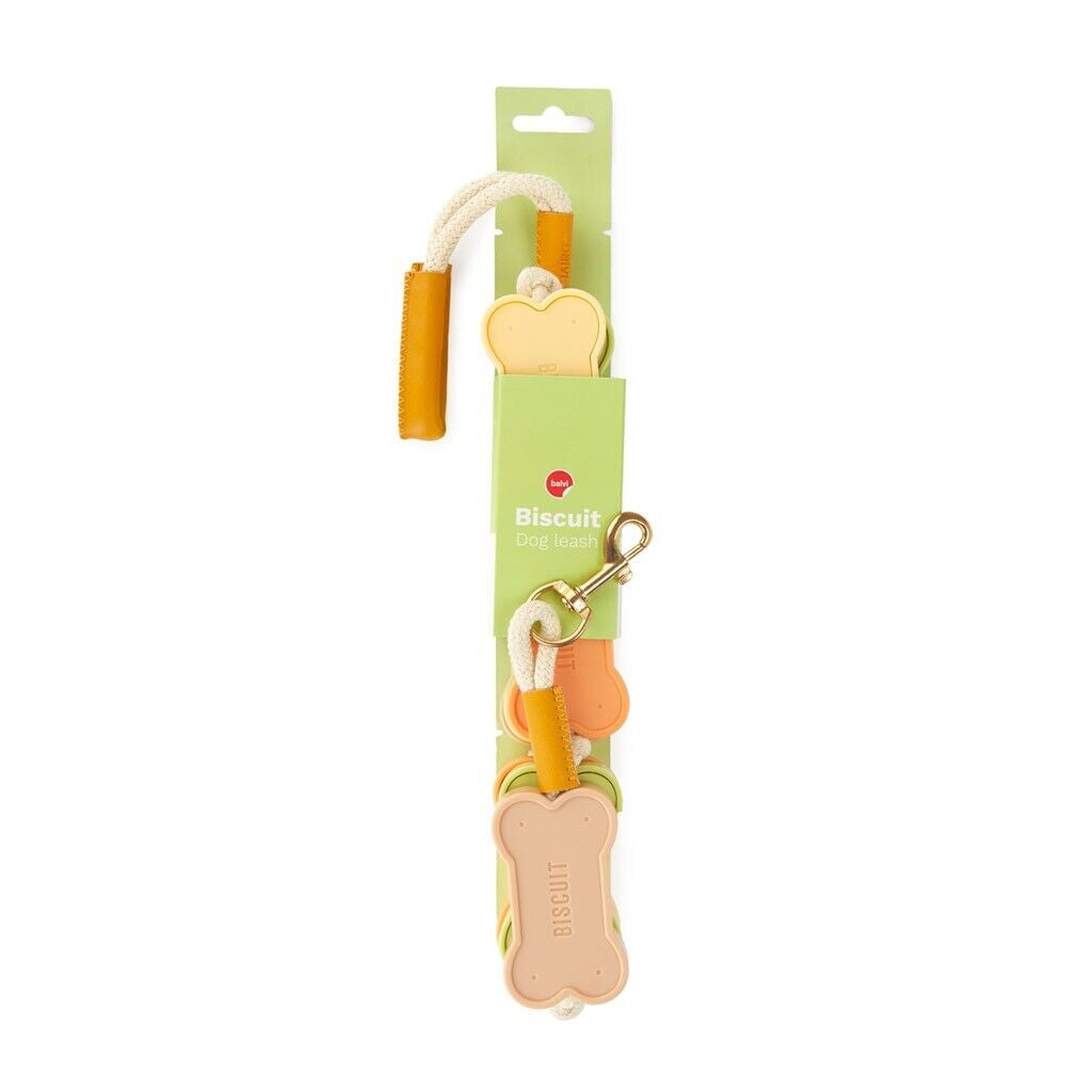 Dog Leash for Small Dogs Novelty Plastic Biscuit Lightweight Training Lead Rope