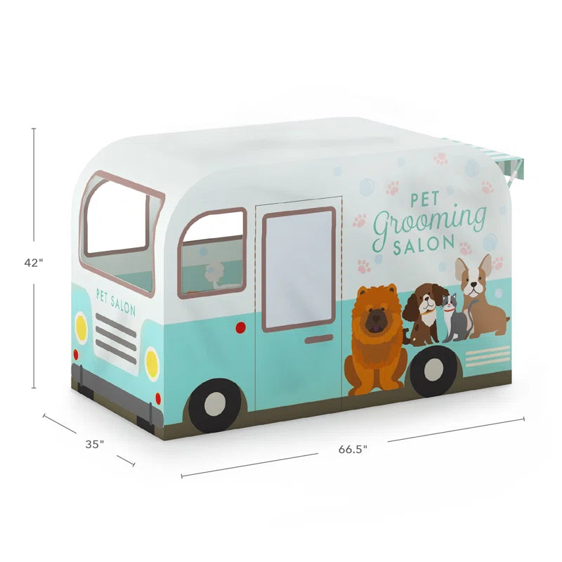 Kid'S Pet Grooming Van Play Tent