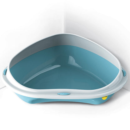 Cat Corner Litter Tray Large or Jumbo Rim Pet Open Toilet Pan Box Cat Centre�