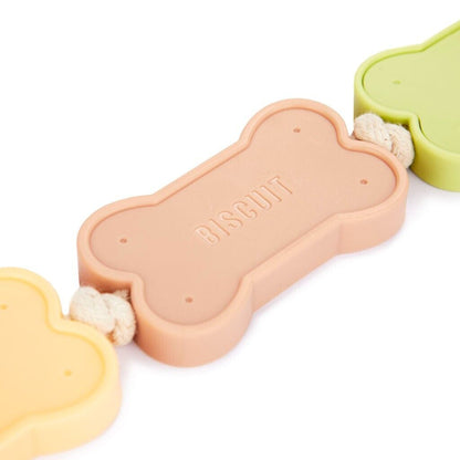 Dog Leash for Small Dogs Novelty Plastic Biscuit Lightweight Training Lead Rope